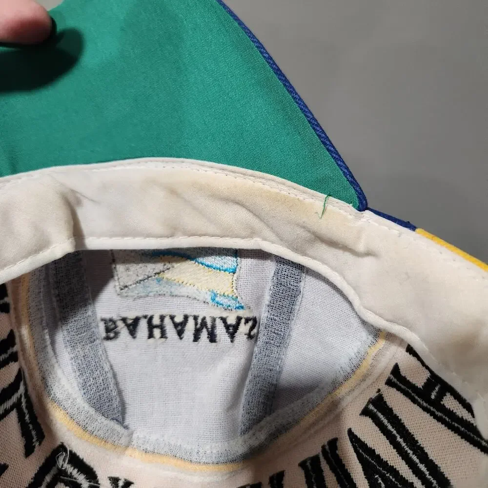 VTG 90s The Bahamas Island Dreams Adjustable‎ Strapback Hat Cap OSFA